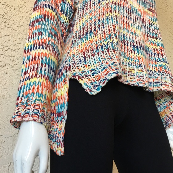 Miracle USA • multicolored knit sweater • Sz S/M - Picture 3 of 8